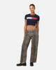 XXIII Women's Leopard Wide Leg Jeans Leopard