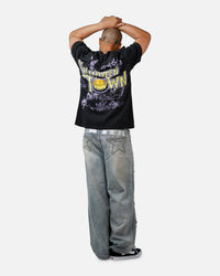 73Studio Disney Kingdom Hearts Halloween Town Heavyweight T-Shirt Black Acidwash