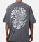 Saint Morta Vortex Mock T-Shirt Washed Charcoal