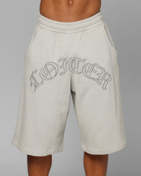 Loiter Destruct Sweat Shorts Grey