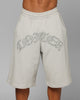 Loiter Destruct Sweat Shorts Grey