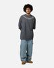 Saint Morta Barbaric Mock Neck T-Shirt Washed Charcoal
