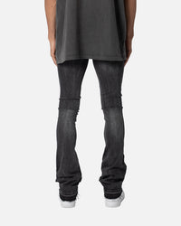 MNML X514 Skinny Stacked Denim Jeans Washed Black