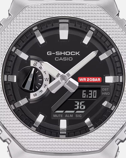 G Shock GM2100M-1A Watch Silver/Black