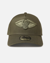 New Era New Orleans Pelicans 9FORTY A-Frame Snapback Olive