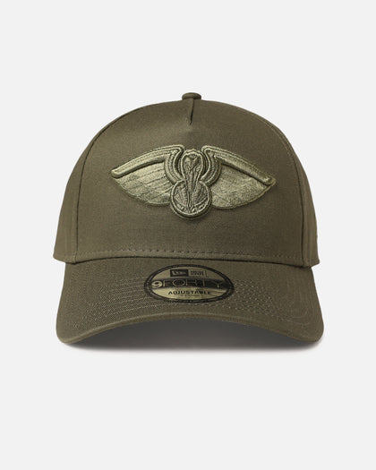 New Era New Orleans Pelicans 9FORTY A-Frame Snapback Olive