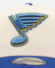 New Era St. Louis Blues 'Team Color Visor' 9FORTY A-Frame Snapback Chrome/Official Team Color