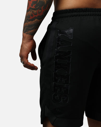 New Era New York Yankees Logo Select Shorts Black/Black