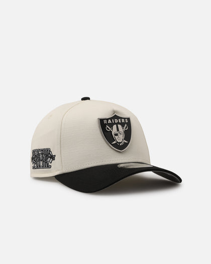 New Era Las Vegas Raiders 'Gold Medal Badge' 9FORTY A-Frame Snapback White/Black/Green