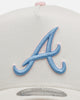 New Era Atlanta Braves 'Pastel' 9FORTY A-Frame Snapback Chrome White