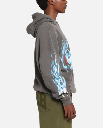 American Thrift X Lord Of The Rings Balrog Premium Hoodie Washed Charcoal