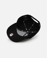 New Era Collingwood Magpies 'Triple Black' 9FORTY A-Frame Snapback Black