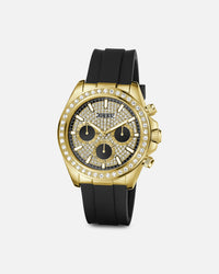 Guess Mainline Victor Crystal Bracelet Watch Gold/Black