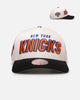 Mitchell & Ness New York Knicks 'Draft Day' Pro Pinch Snapback White/Black