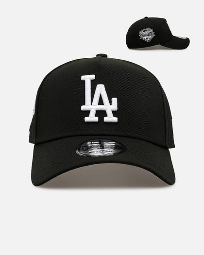 New Era Los Angeles Dodgers '2025 World Series Champions' 9FORTY A-Frame Snapback Black/White