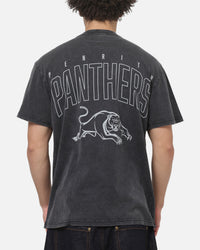 Bleacher Athletic Penrith Panthers NRL Attrition Washed T-Shirt Black