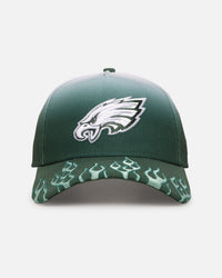 New Era Philadelphia Eagles 'Sundyed Flames' 9FORTY A-Frame Snapback Pine Green