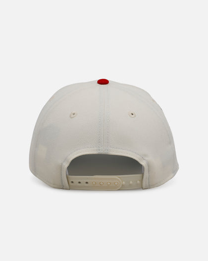 New Era New York Knicks 'Strawberry' 9FORTY A-Frame Snapback Chrome/Red