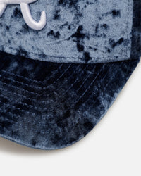 New Era Atlanta Braves 'Crushed Blue Velvet' 9FORTY A-Frame Snapback Blue