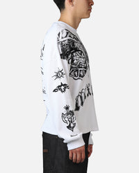 73Studio X WWE 'Hispanic Heritage Month' Rey Mysterio Thermal Long Sleeve T-Shirt White