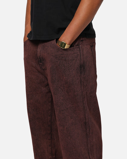 X-Large Bull Denim 91 Pant Burgundy