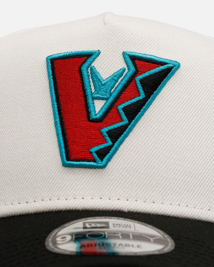 New Era Arizona Diamondbacks 'Team Color Visor' 9FORTY A-Frame Snapback Chrome/Official Team Color