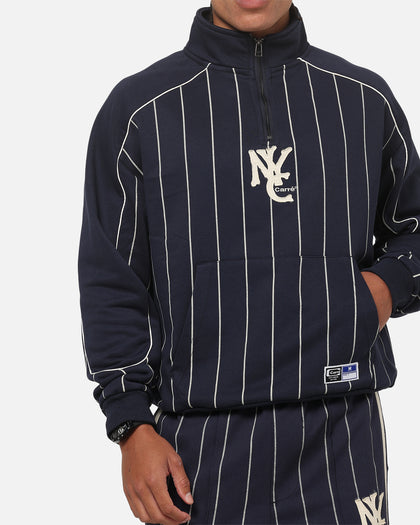 Carre New York City Series Quarter Zip Crewneck Navy