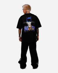 Freeze Max DC Batman Half Joker Batman 'Troublemakers' T-Shirt Black