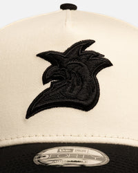 New Era Sydney Roosters 'Chrome Black' 9FORTY A-Frame Snapback White/Black