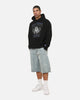 Bleacher Athletic Canterbury-Bankstown Bulldogs NRL Adult Club Wreath Hoodie Black