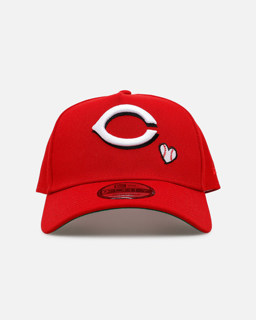 New Era Cincinnati Reds 'Baseball Hearts' 9FORTY A-Frame Snapback Official Team Color