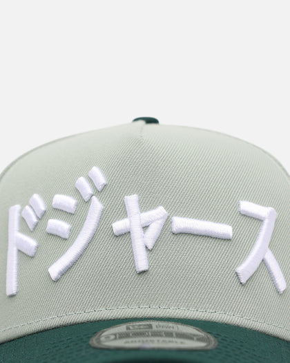 New Era Los Angeles Dodgers 'Japan Pack' Kanji 9FORTY A-Frame Snapback Green