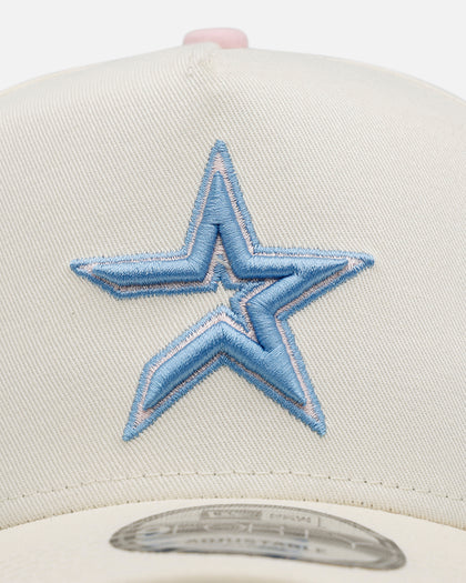 New Era Houston Astros 'Pastel' 9FORTY A-Frame Snapback Chrome White