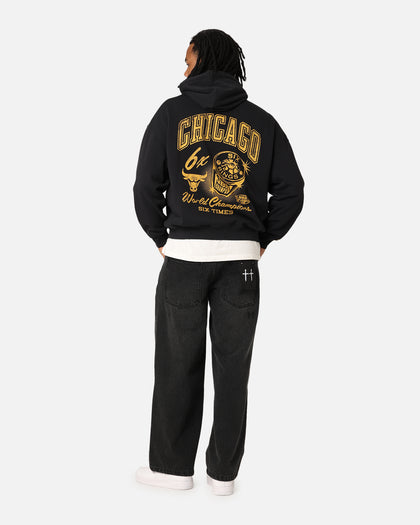 Mitchell & Ness Chicago Bulls Rings Hoodie Faded Black