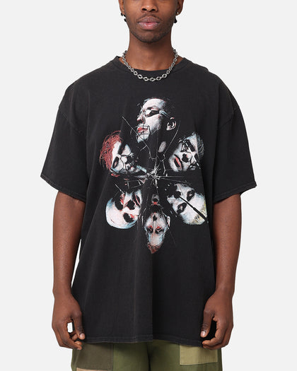 Rammstein Cracked Glass Vintage T-Shirt Black Vintage
