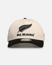 New Era New Zealand All Blacks 'All Blacks Collection' 9FORTY A-Frame Snapback Chrome White