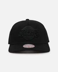 Mitchell & Ness Los Angeles Lakers 'Black Team Logo' Snapback Black