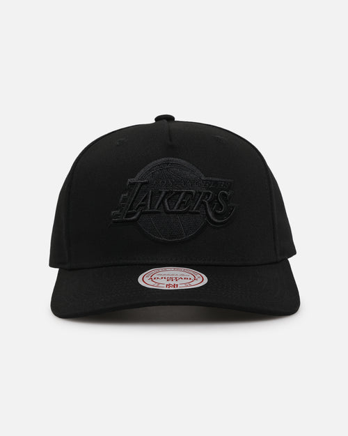 Mitchell & Ness Los Angeles Lakers 'Black Team Logo' Snapback Black