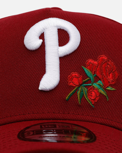 New Era Philadelphia Phillies 'Rose Emblem' 9FORTY A-Frame Snapback Official Team Color