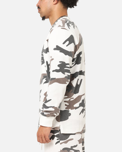 XXIII Printed Thermal Long Sleeve T-Shirt Snow Camo