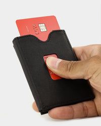 Saint Morta Trihold Wallet Black