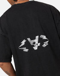 The Anti Order Fury T-Shirt Black Acidwash