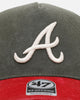 47 Brand Atlanta Braves 'Utilitarian' 47 Offside Strapback Moss