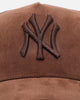47 Brand New York Yankees 'Tonal Suede' '47 Offside Trucker Snapback Chocolate