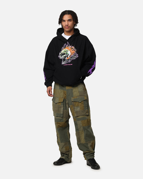 Loiter Rip N Dip Hoodie Black
