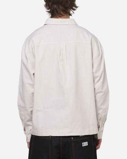 Carré x Disney Mickey & Friends Long Sleeve Oxford Shirt Ecru/Dark Khaki