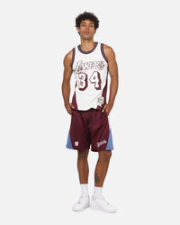 Mitchell & Ness Los Angeles Lakers Shaquille O'Neal Millenium Jersey White/Brown
