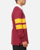 Bleacher Athletic Brisbane Broncos NRL Legacy Rugby Polo Shirt Maroon