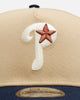 New Era Philadelphia Phillies 'Vintage' 9FORTY A-Frame Snapback Vegas Gold