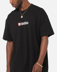 S Double Cube Mid Block T-Shirt Black